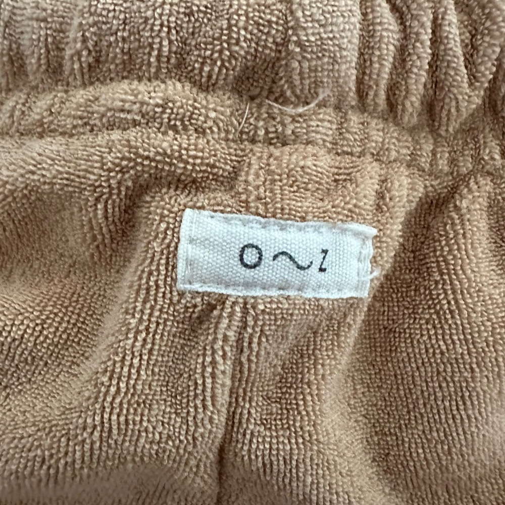 Organic Zoo caramel colored Two-Piece Terry Cloth Set NWT - Picture 8 of 12